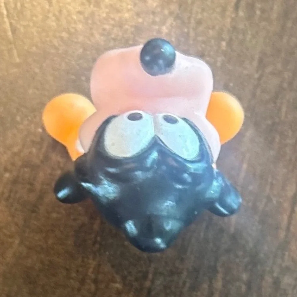 Vintage Disney Goofy Figurine Orange PVC Miniature Toy Kids Retro Cartoon‎ Fun